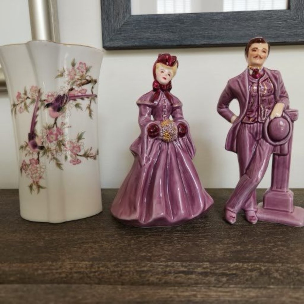 Vintage ELAINE & JIM 6" Tall Florence Ceramics and Yamaji Vase